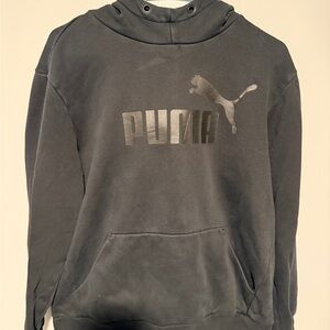 PUMA Men's Black Hoodie Sweater